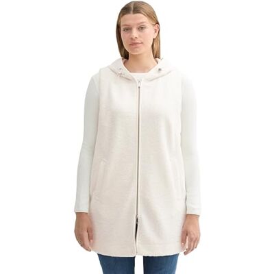 TOM TAILOR Damsweatshirt, plussize, 10315 viskande vit, 54 stor TOM TAILOR Damsweatshirt, plussize, 10315 viskande vit, 54 stor