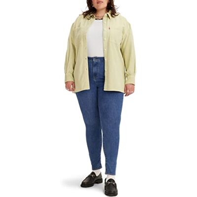 Levi's Dam plus storlek jeans, 720 Pl Hirise Super Skny Z0739 Medium Indigo Stonewash, 24 Levi's Dam plus storlek jeans, 720 Pl Hirise Super Skny Z0739 Medium Indigo Stonewash, 24