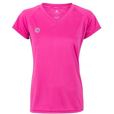 STARK SOUL Damsportskjorta, fitness, t-shirt, vital, kortärmad funktionell skjorta, andas, snabbtorkande träningströja, ROSA, M STARK SOUL Damsportskjorta, fitness, t-shirt, vital, kortärmad funktionell skjorta, andas, snabbtorkande träningströja, ROSA, M