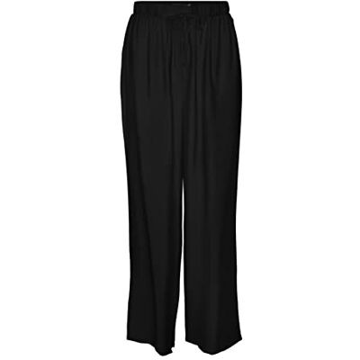 VERO MODA Dam Vmserenity Anea Hw Pants WVN byxor, svart, M VERO MODA Dam Vmserenity Anea Hw Pants WVN byxor, svart, M