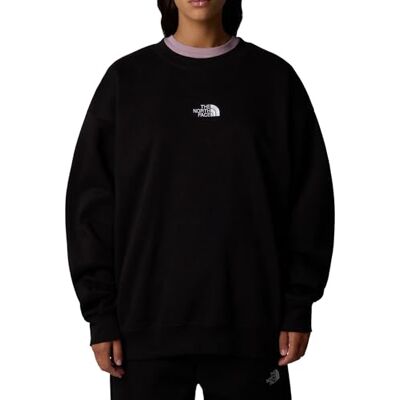 THE NORTH FACE Essential Oversize Crew Tröja för kvinnor, Tnf Black, XS THE NORTH FACE Essential Oversize Crew Tröja för kvinnor, Tnf Black, XS