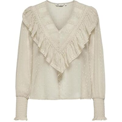 ONLY Endast Onleleanor L/S Dobby Top WVN Noos, Peyote, M ONLY Endast Onleleanor L/S Dobby Top WVN Noos, Peyote, M
