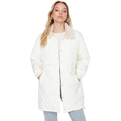 Trendyol Jacka Ecru Puffer, Ecru, XS Trendyol Jacka Ecru Puffer, Ecru, XS