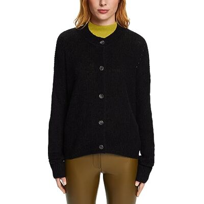 ESPRIT Sweaters cardigan, svart, XXL ESPRIT Sweaters cardigan, svart, XXL