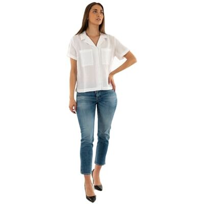 Levi's Sonny Camp Shirt Bright White, Ljus vit, S Levi's Sonny Camp Shirt Bright White, Ljus vit, S