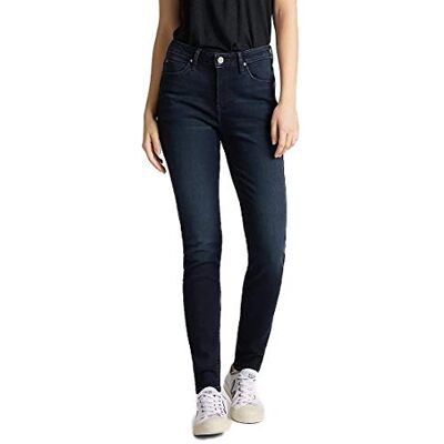 Lee Damen Scarlett Jeans, Worn Ebony, 33W / 31L Lee Damen Scarlett Jeans, Worn Ebony, 33W / 31L
