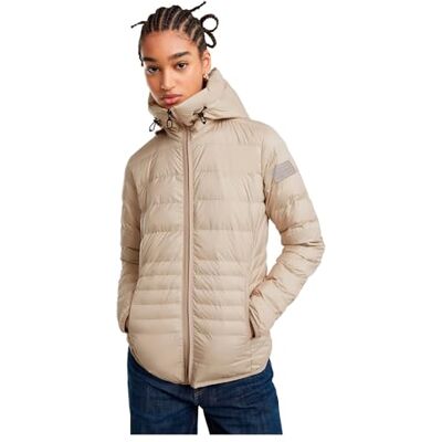 G-STAR RAW Light wt hooded vadderad jacka, Beige (sandstorm D25191-B958-B736), XS G-STAR RAW Light wt hooded vadderad jacka, Beige (sandstorm D25191-B958-B736), XS
