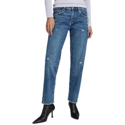 G-STAR RAW G-STAR Kate Boyfriend Jeans för kvinnor, Blå, 28W / 32L G-STAR RAW G-STAR Kate Boyfriend Jeans för kvinnor, Blå, 28W / 32L