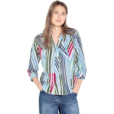 Cecil blus av bomull, Vanilj vit, XL Cecil blus av bomull, Vanilj vit, XL