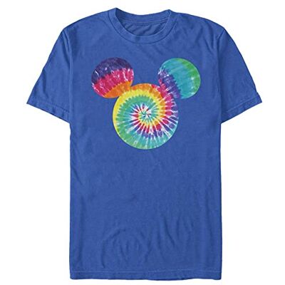 Disney unisex Musse tie dye fill organic kortärmad t-shirt, Ljusblå, XXL Disney unisex Musse tie dye fill organic kortärmad t-shirt, Ljusblå, XXL