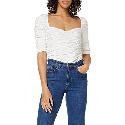 NA-KD dam Gathered Jersey Top Skjorta NA-KD dam Gathered Jersey Top Skjorta