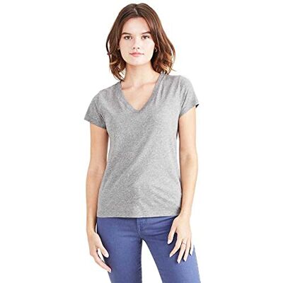 Dockers Dam Vneck T-shirt Ss Heather Grey (2) T-shirt, S, Grå ljung, S Dockers Dam Vneck T-shirt Ss Heather Grey (2) T-shirt, S, Grå ljung, S