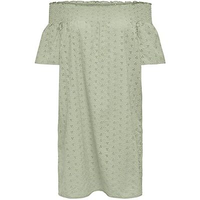 ONLY Dam klänning off-shoulder, Ökensalt, XS ONLY Dam klänning off-shoulder, Ökensalt, XS