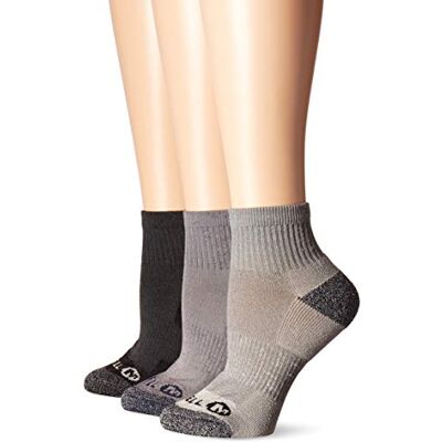 Merrell Tubstrumpor i ull för vandring och vardag, unisex-vuxen, 3 och 6 par, dämpande och fukttransporterande, ankelstrumpor, Small-Medium Merrell Tubstrumpor i ull för vandring och vardag, unisex-vuxen, 3 och 6 par, dämpande och fukttransporterande, ankelstrumpor, Small-Medium