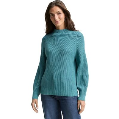 TOM TAILOR damtröja, 39446 – Teal Ribbstruktur, 3XL TOM TAILOR damtröja, 39446 – Teal Ribbstruktur, 3XL