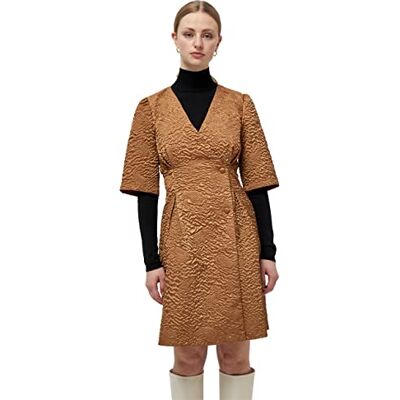 Minus Kvinnors Esme Dress, läderbrun, 46 Minus Kvinnors Esme Dress, läderbrun, 46