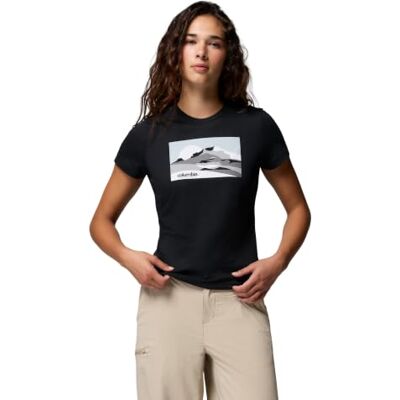 Columbia dam Ruby Springs Graphic Fitted Short Sleeve kortärmad t-shirt Columbia dam Ruby Springs Graphic Fitted Short Sleeve kortärmad t-shirt
