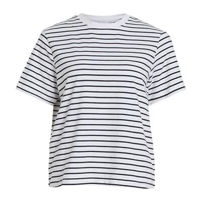 Vila Vinora S/S Yd T-shirt – Noos, Svart skönhet, M Vila Vinora S/S Yd T-shirt – Noos, Svart skönhet, M