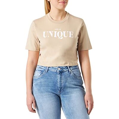 Replay Dam W3730A T-shirt, 893 sand, XXS, 893 Sand, XXS Replay Dam W3730A T-shirt, 893 sand, XXS, 893 Sand, XXS