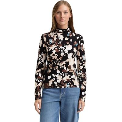 TOM TAILOR Denim dam långärmad T-shirt, 38387 – Abstrakt tryck, L TOM TAILOR Denim dam långärmad T-shirt, 38387 – Abstrakt tryck, L
