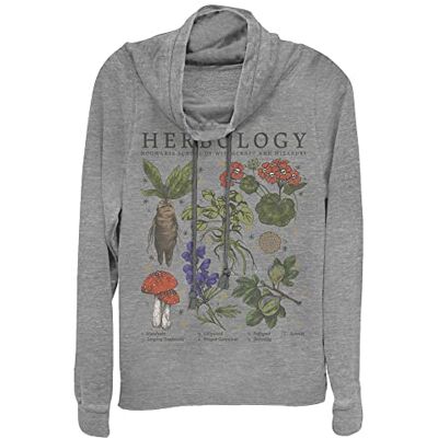 Harry Potter Warner Bros. Dam herbology skjorta, Ljunggrå, M Harry Potter Warner Bros. Dam herbology skjorta, Ljunggrå, M