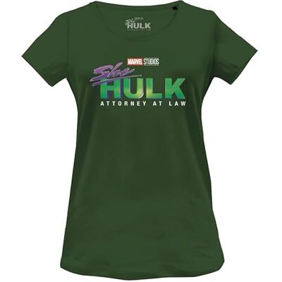 Marvel WOSHEHUTS002 T-shirt, flaska, L dam, Grön flaska, L Marvel WOSHEHUTS002 T-shirt, flaska, L dam, Grön flaska, L