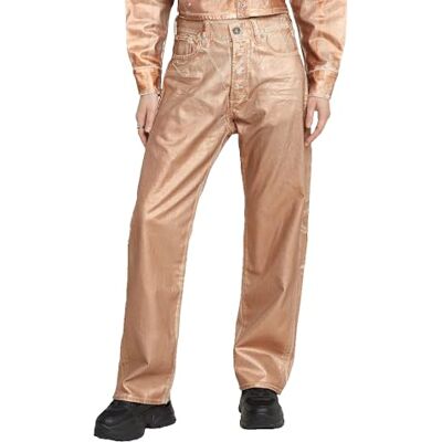 G-STAR RAW Bowey 3D Boyfriend Jeans, Rosa (Shiny persika metallbeläggning D25372-d551-h088), 32W x 30L G-STAR RAW Bowey 3D Boyfriend Jeans, Rosa (Shiny persika metallbeläggning D25372-d551-h088), 32W x 30L