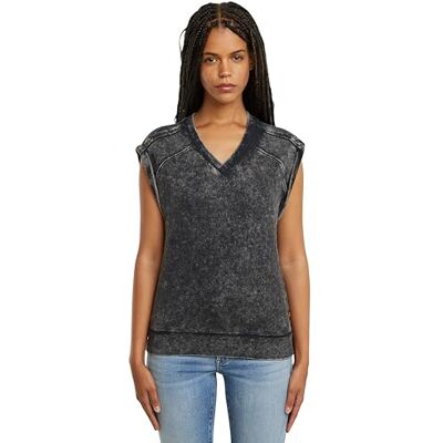 G-STAR RAW G-STAR dam tvättad Sl Sw Wmn tröja, Grå (Petrol Double Dye D26103-d575-h365), S G-STAR RAW G-STAR dam tvättad Sl Sw Wmn tröja, Grå (Petrol Double Dye D26103-d575-h365), S