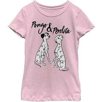 Fifth Sun Disney Flickor 101 Dalmations Pongo Perdita T-shirt, rosa, L, ROSA, L Fifth Sun Disney Flickor 101 Dalmations Pongo Perdita T-shirt, rosa, L, ROSA, L