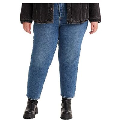 Levi's Dam plus storlek Ribcage rak ank, mörk indigo-worn IN, 16 M, Mörk indigo – bärs i Levi's Dam plus storlek Ribcage rak ank, mörk indigo-worn IN, 16 M, Mörk indigo – bärs i