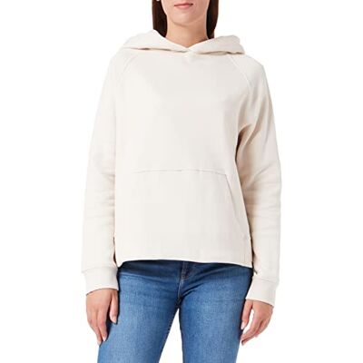 camel active tröja för kvinnor med känguruficka, kräm, M camel active tröja för kvinnor med känguruficka, kräm, M