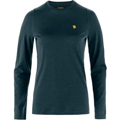 Fjällräven Damer bergdagar Merino 190 LS W, Mountain Blue, S, Mountain Blue, S Fjällräven Damer bergdagar Merino 190 LS W, Mountain Blue, S, Mountain Blue, S