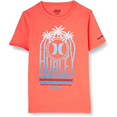 Hurley T-shirt för pojkar Hrlb Muhalo, Orange (ljus mango heather), En Storlek Hurley T-shirt för pojkar Hrlb Muhalo, Orange (ljus mango heather), En Storlek