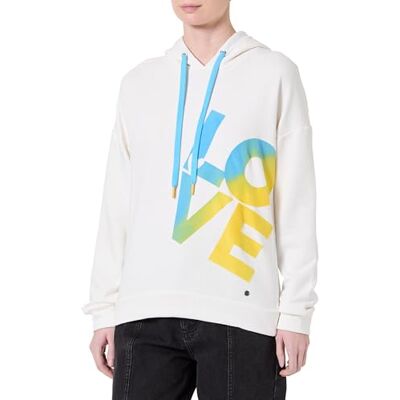 KEY LARGO Damsweatshirt, WSW temperaturhuva, Offwhite (1001), XXL KEY LARGO Damsweatshirt, WSW temperaturhuva, Offwhite (1001), XXL