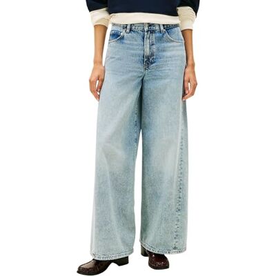Tommy Hilfiger DNM GLIS 70-tals breda ben HW Twist WW0WW48519 andra jeans, denim (Glis), 34W/32L, Denim (Glis), 34W x 32L Tommy Hilfiger DNM GLIS 70-tals breda ben HW Twist WW0WW48519 andra jeans, denim (Glis), 34W/32L, Denim (Glis), 34W x 32L