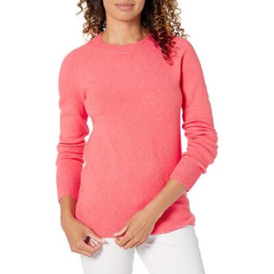 Amazon Essentials dam klassisk passform mjuk beröring långärmad tröja med rund hals, korallrosa, XX-Large Amazon Essentials dam klassisk passform mjuk beröring långärmad tröja med rund hals, korallrosa, XX-Large