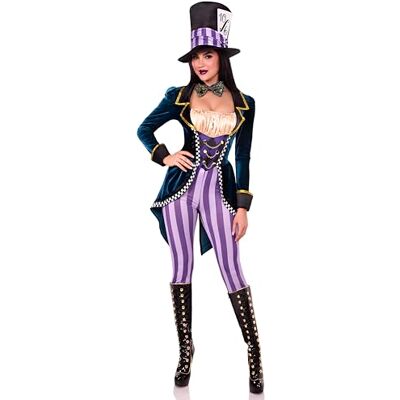 Leg Avenue Classic Mad Hatter Women’s Jumpsuit Costume – Size M – Multicolor Leg Avenue Classic Mad Hatter Women’s Jumpsuit Costume – Size M – Multicolor