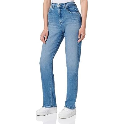 Wrangler raka jeans för kvinnor, Marmelad, 27W x 30L Wrangler raka jeans för kvinnor, Marmelad, 27W x 30L