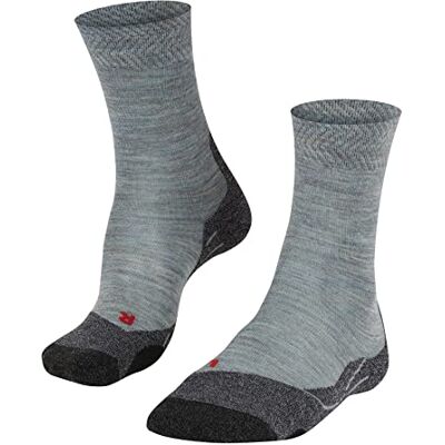 FALKE dam Vandringsstrumpor TK2 Explore Melange W So ull funktionsmaterial tjock anti-blåsor 1 par, Blå Smoke Blue 6333, 39-40 FALKE dam Vandringsstrumpor TK2 Explore Melange W So ull funktionsmaterial tjock anti-blåsor 1 par, Blå Smoke Blue 6333, 39-40