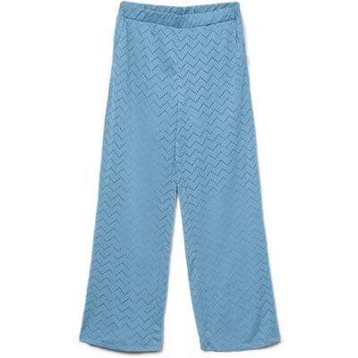 VERO MODA Vmthas Nw Wide Pant JRS Ga Vo, Luftig blå, M VERO MODA Vmthas Nw Wide Pant JRS Ga Vo, Luftig blå, M