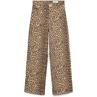 VERO MODA damjeans VMTESSA hög midja vida bensnitt jeans, Silver Mink 1, 30W / 30L VERO MODA damjeans VMTESSA hög midja vida bensnitt jeans, Silver Mink 1, 30W / 30L