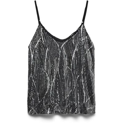 VERO MODA MELLEN Singlet Top JRS, svart, M VERO MODA MELLEN Singlet Top JRS, svart, M