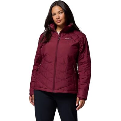 Columbia Himmelsk jacka för kvinnor, Rikt vin, L Columbia Himmelsk jacka för kvinnor, Rikt vin, L