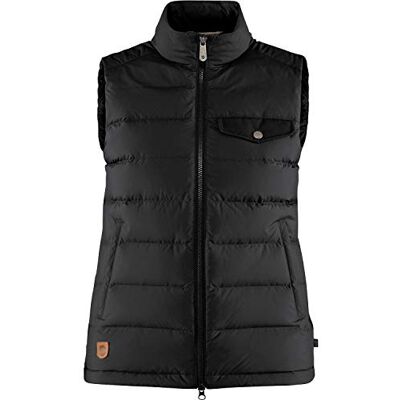 Fjällräven dam Greenland dunfoder väst W sportjacka SVART XS Fjällräven dam Greenland dunfoder väst W sportjacka SVART XS