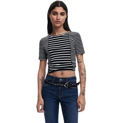 Desigual TS_Sandrine, 2 000 svart, S, Svart noir noir, Small Desigual TS_Sandrine, 2 000 svart, S, Svart noir noir, Small