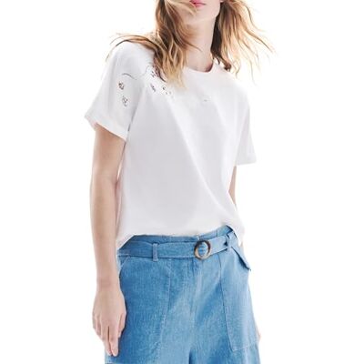 Caroll Kortärmade T-shirts, Lucent vit, L Caroll Kortärmade T-shirts, Lucent vit, L