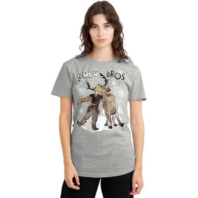 Disney mandarin creative ltd Frozen Sven and Kristoff Snow Bros dam t-shirt, atletisk ljung, XX-Large, Atletisk Heather, XXL Disney mandarin creative ltd Frozen Sven and Kristoff Snow Bros dam t-shirt, atletisk ljung, XX-Large, Atletisk Heather, XXL