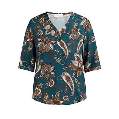 usha dam skjorta blus, Flerfärgad bensin, L usha dam skjorta blus, Flerfärgad bensin, L