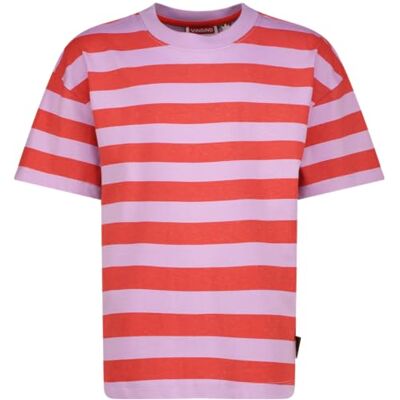 Vingino flickor basic tea randig T-shirt, Lilac Roush, 6 år Vingino flickor basic tea randig T-shirt, Lilac Roush, 6 år