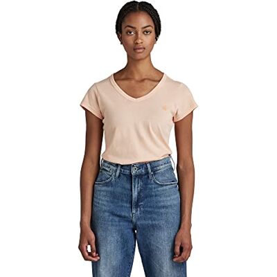G-STAR RAW Eyben Slim V T Wmn Ss T-tröja dam , Rosa (Peach Nougat Gd B059-d165), XXS G-STAR RAW Eyben Slim V T Wmn Ss T-tröja dam , Rosa (Peach Nougat Gd B059-d165), XXS